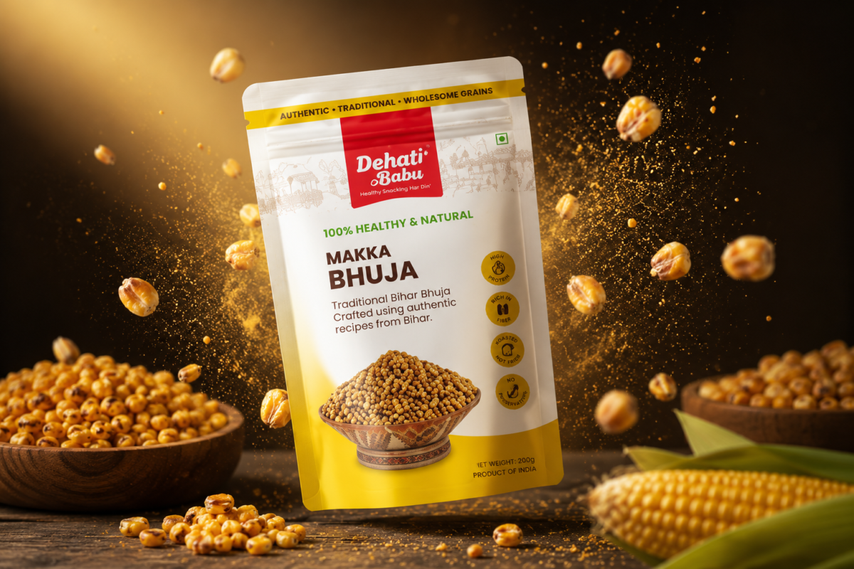 Buy Authentic Bihar Makka Bhuja Online | Best Roasted Corn Snack